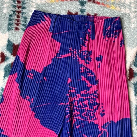 Kate Hewko pleated pink purple pants trousers - Picture 3 of 5